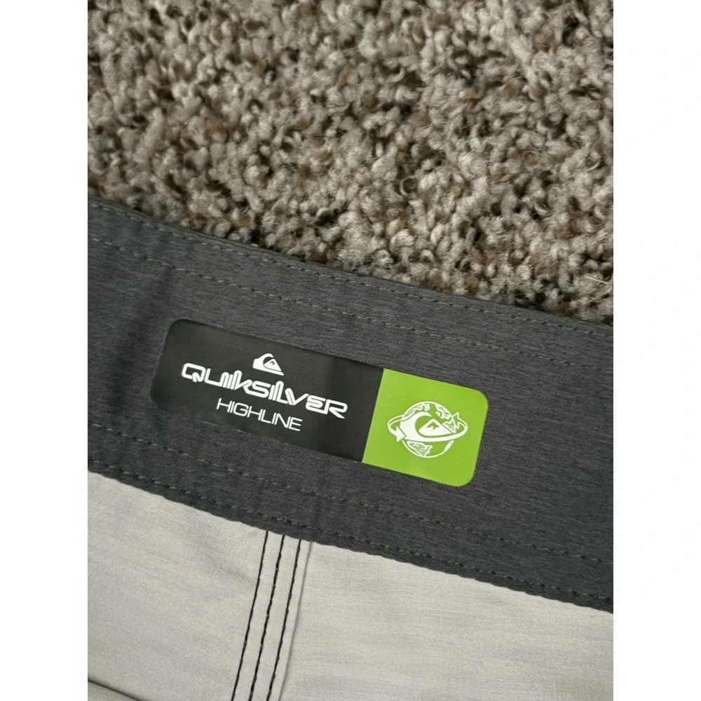 Quiksilver Highline Surfsilk Tijuana Brown Board Shorts Size 30 Men Swim Surf T